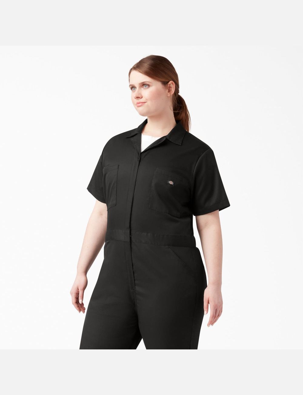 Salopettes Dickies Plus FLEX Cooling Corta Sleeve Noir | 160DNQBAC