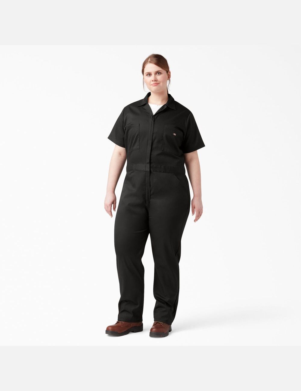 Salopettes Dickies Plus FLEX Cooling Corta Sleeve Noir | 492LEXSGY