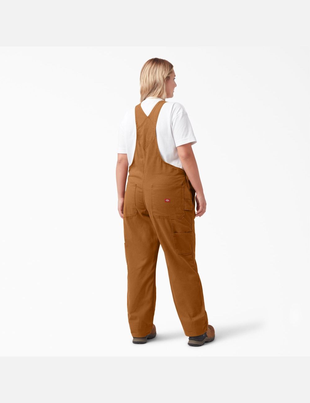 Salopettes Dickies Plus Relaxed Fit Droit Leg Bib Marron | 194LSEVGO