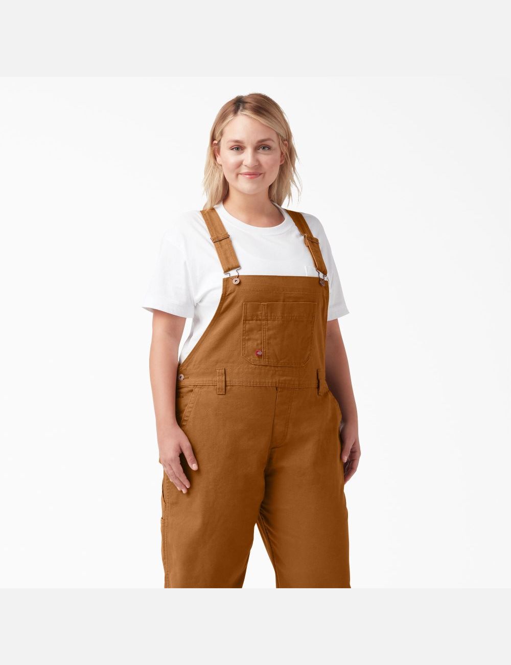 Salopettes Dickies Plus Relaxed Fit Droit Leg Bib Marron | 194LSEVGO