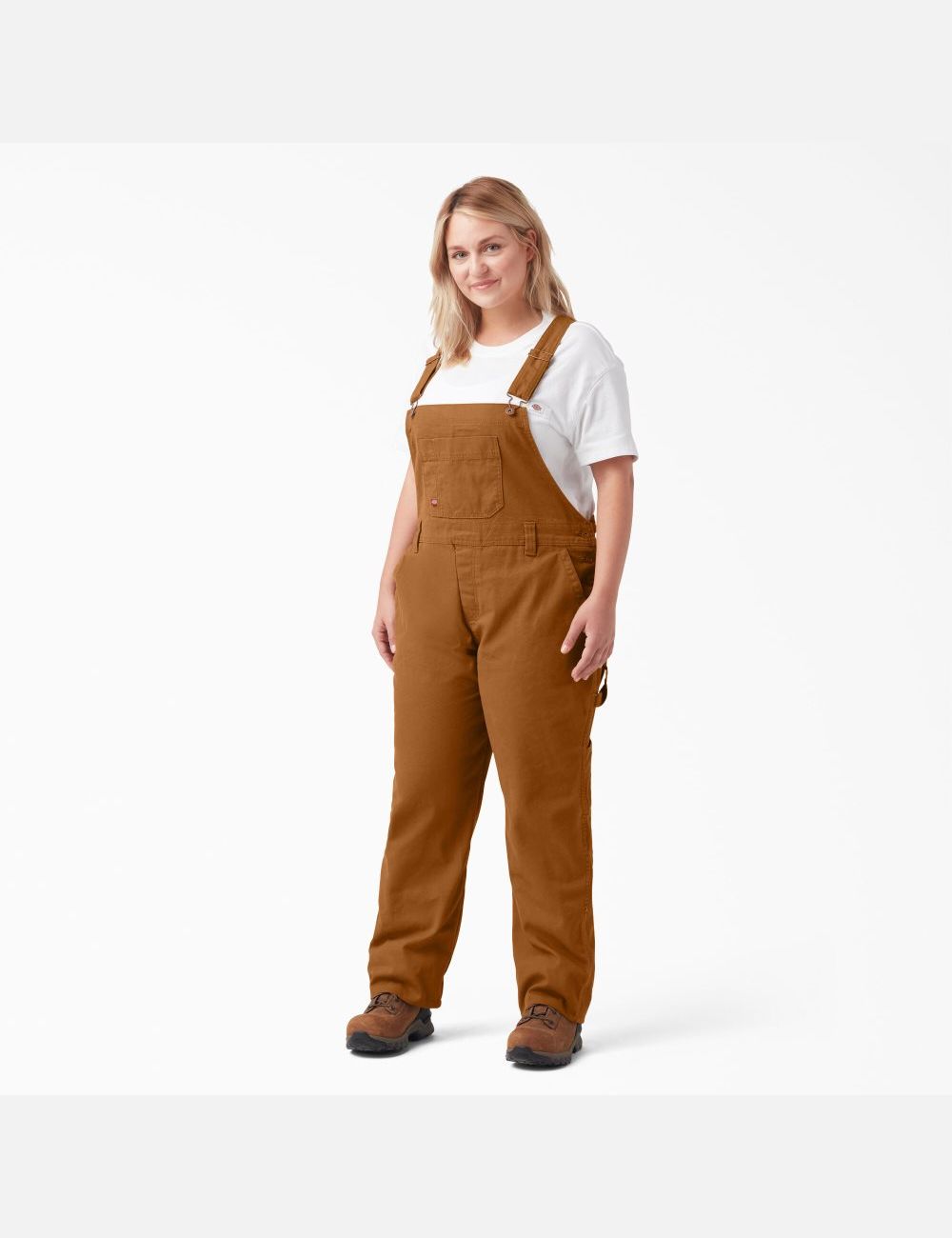 Salopettes Dickies Plus Relaxed Fit Droit Leg Bib Marron | 194LSEVGO