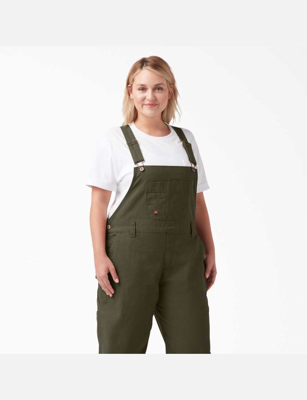 Salopettes Dickies Plus Relaxed Fit Droit Leg Bib Vert | 386CEWXFK