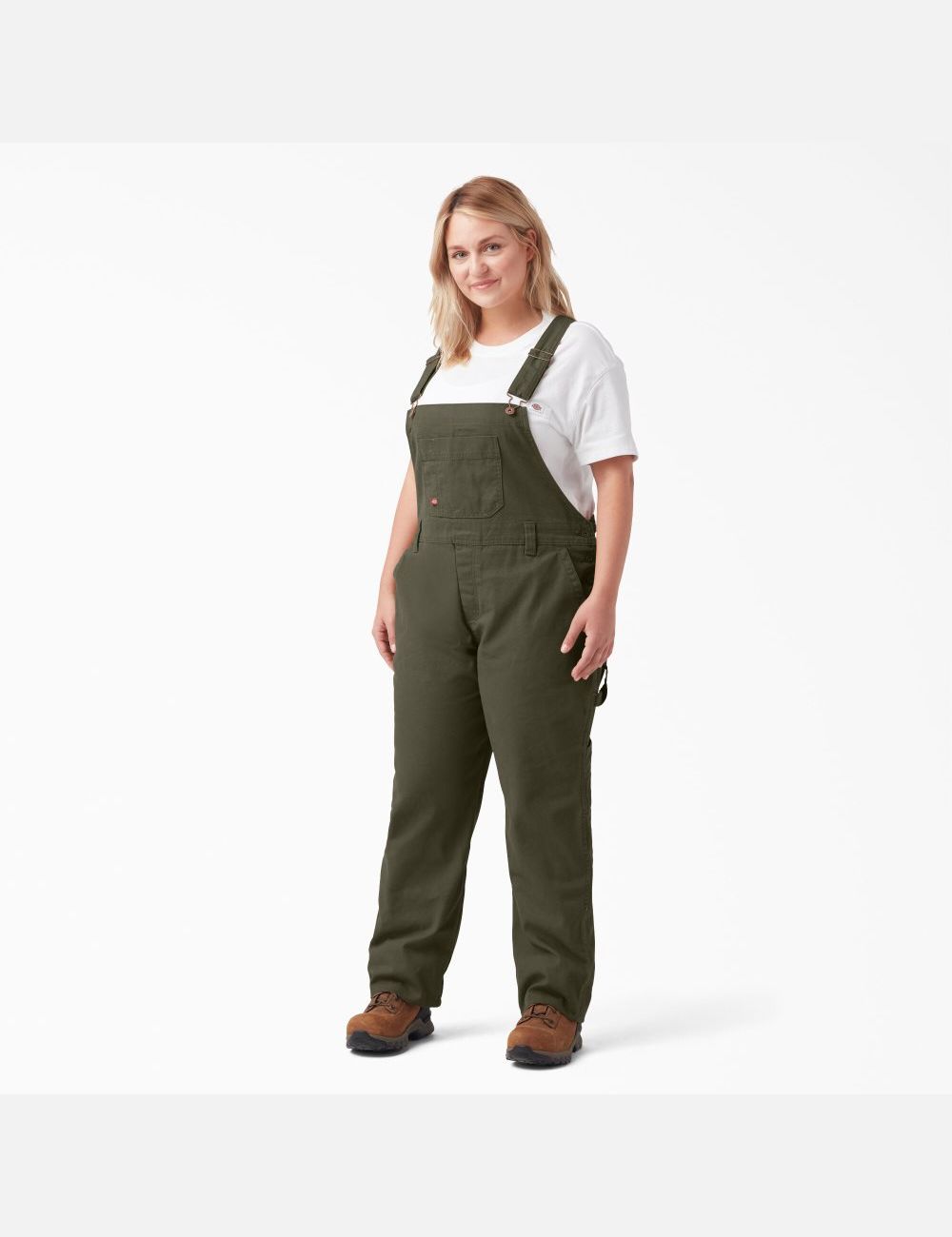 Salopettes Dickies Plus Relaxed Fit Droit Leg Bib Vert | 386CEWXFK