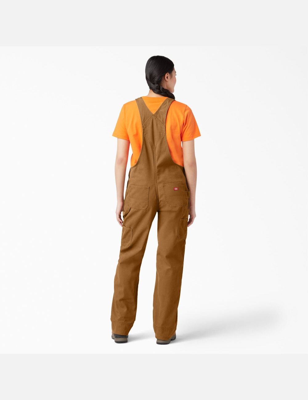 Salopettes Dickies Relaxed Fit Bib Marron | 698UEBXMJ