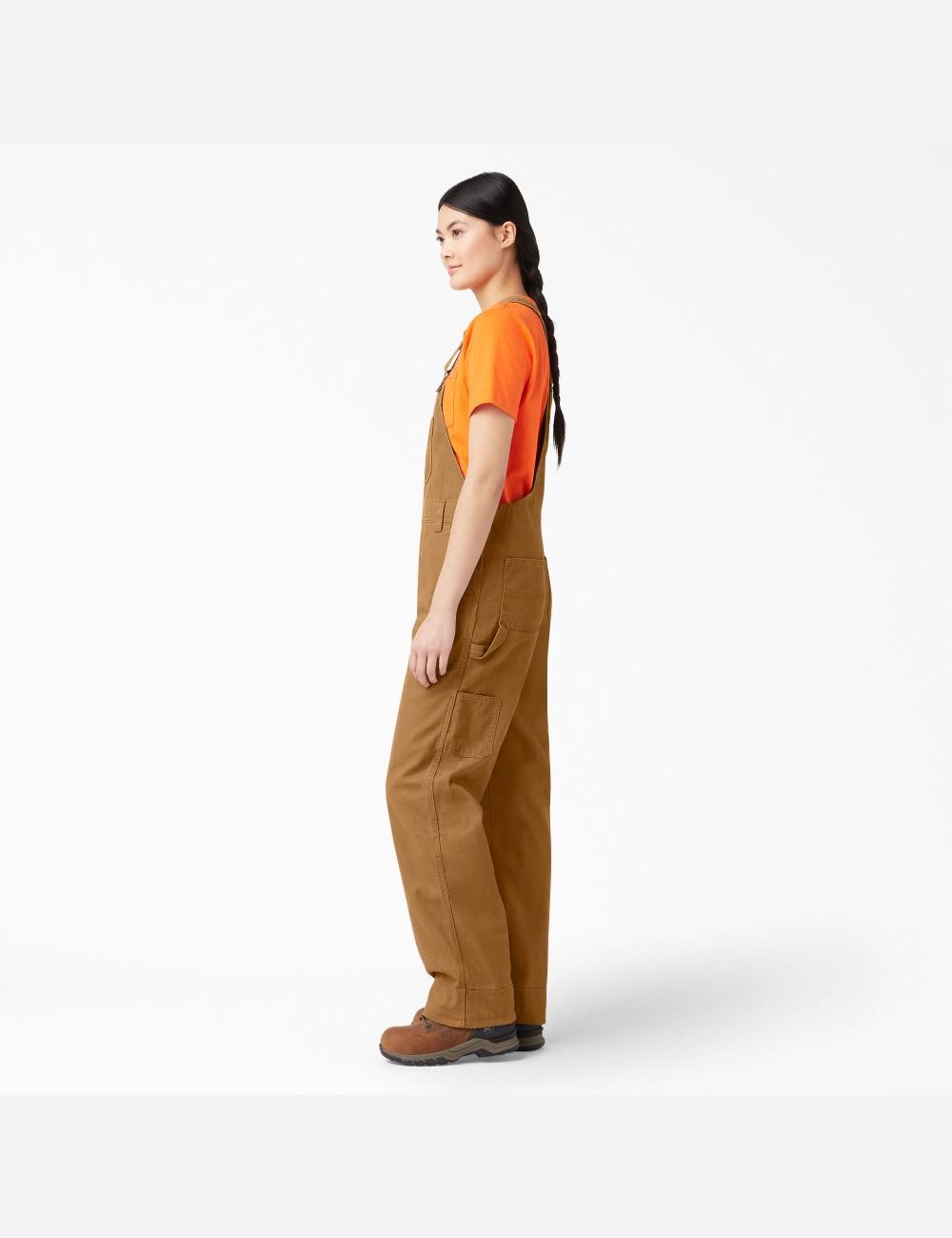 Salopettes Dickies Relaxed Fit Bib Marron | 698UEBXMJ