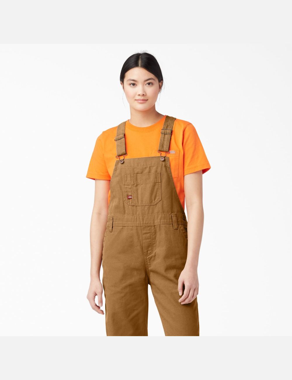 Salopettes Dickies Relaxed Fit Bib Marron | 698UEBXMJ