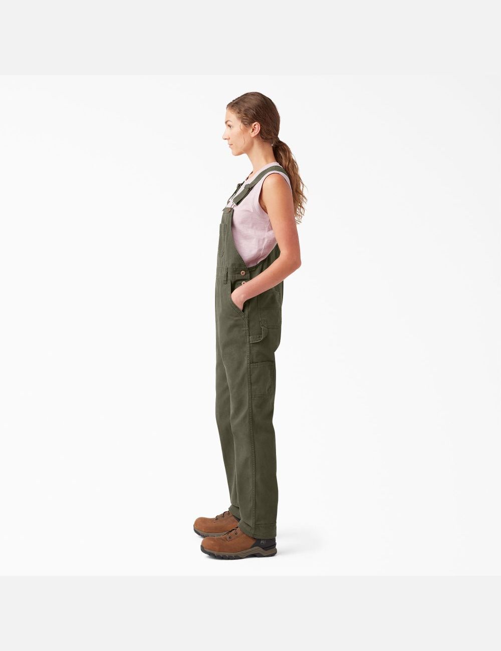 Salopettes Dickies Relaxed Fit Bib Vert | 354YAPHIJ