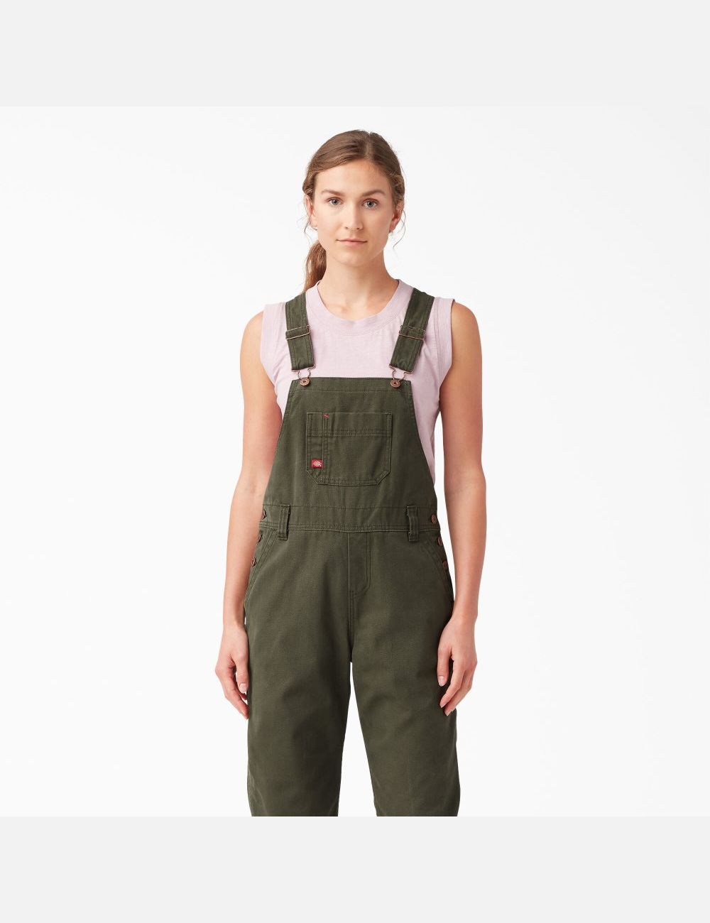 Salopettes Dickies Relaxed Fit Bib Vert | 354YAPHIJ