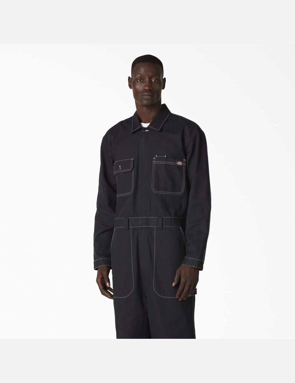 Salopettes Dickies Reworked Long Sleeve Noir | 861OENIHS