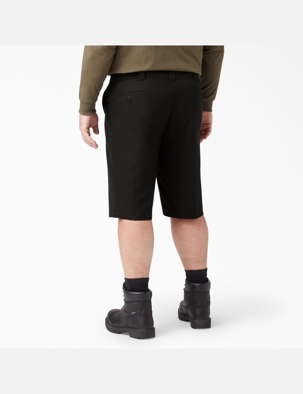 Shorts Dickies Cooling Active Taille Plates Front Noir | 801KNHPWA