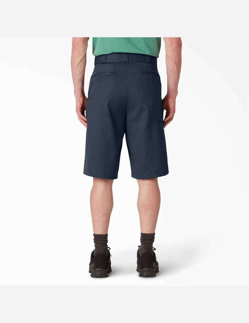 Shorts Dickies Loose Fit Plates Front Bleu Marine | 592MOALGY