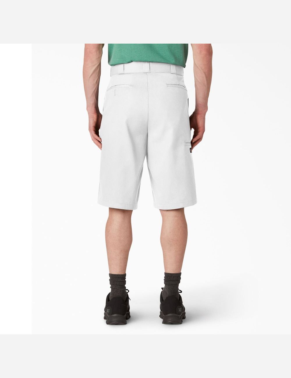 Shorts Dickies Loose Fit Plates Front Blanche | 914WFNBOQ