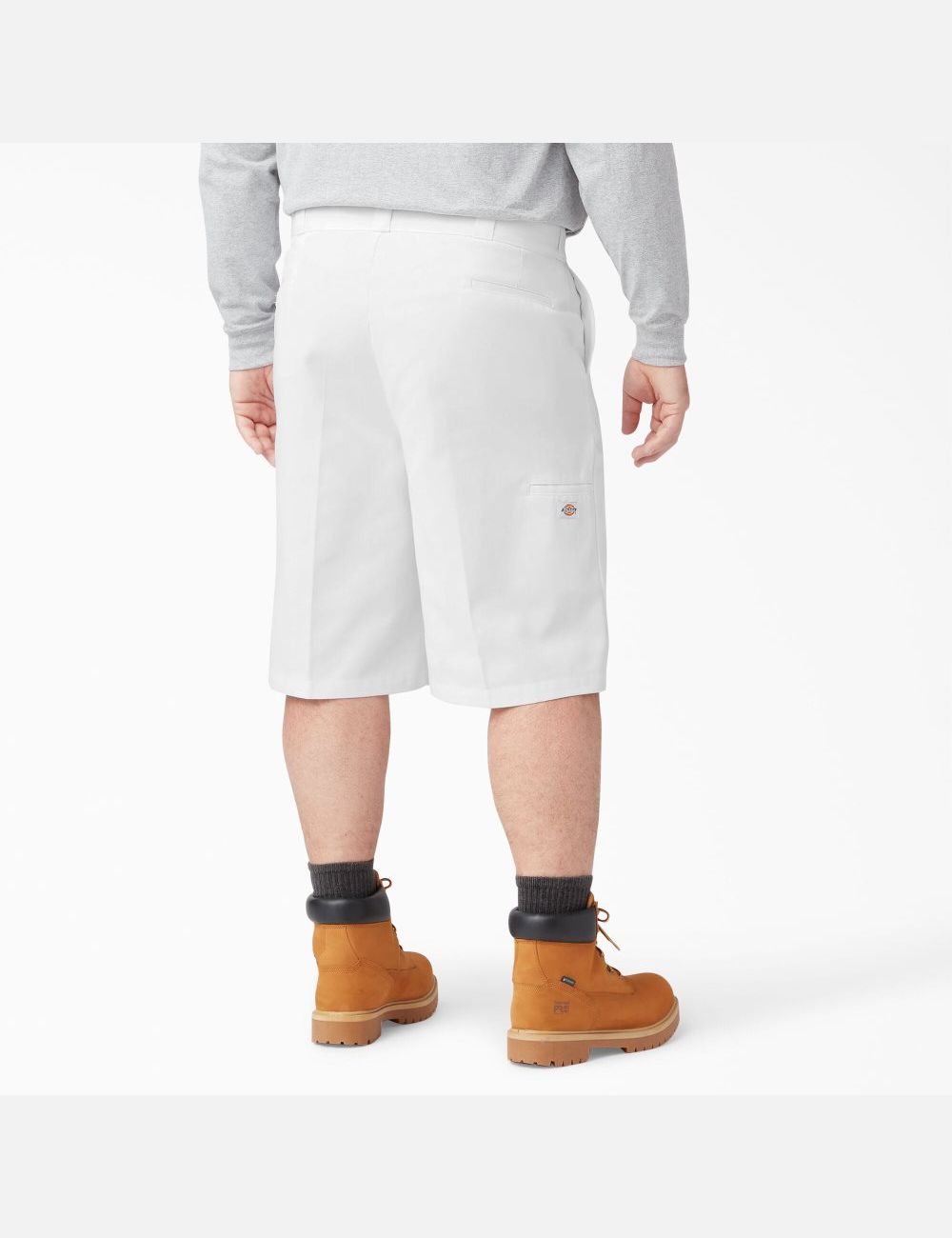 Shorts Dickies Loose Fit Plates Front Blanche | 914WFNBOQ