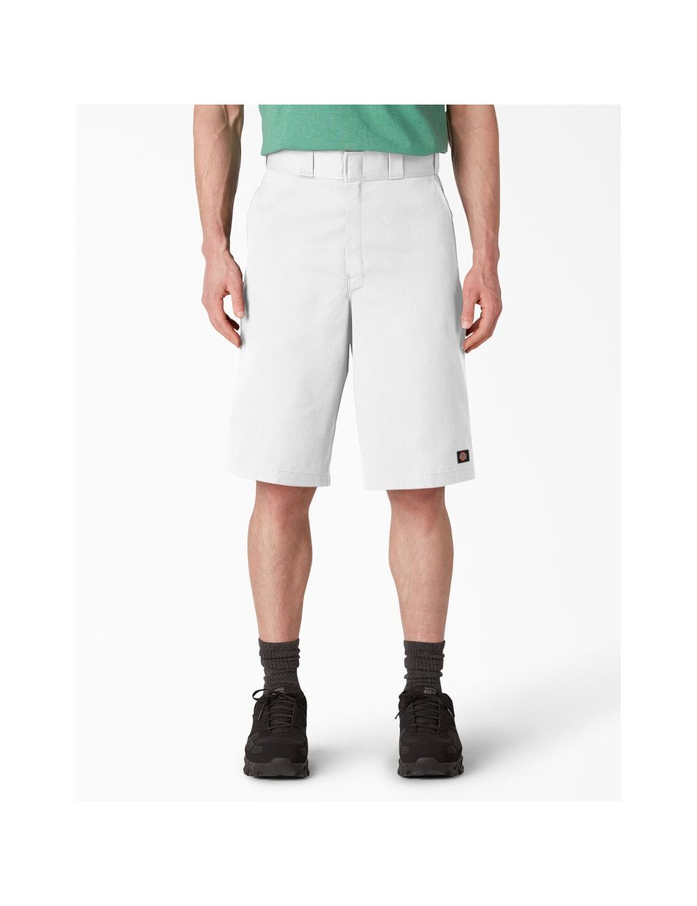 Shorts Dickies Loose Fit Plates Front Blanche | 914WFNBOQ