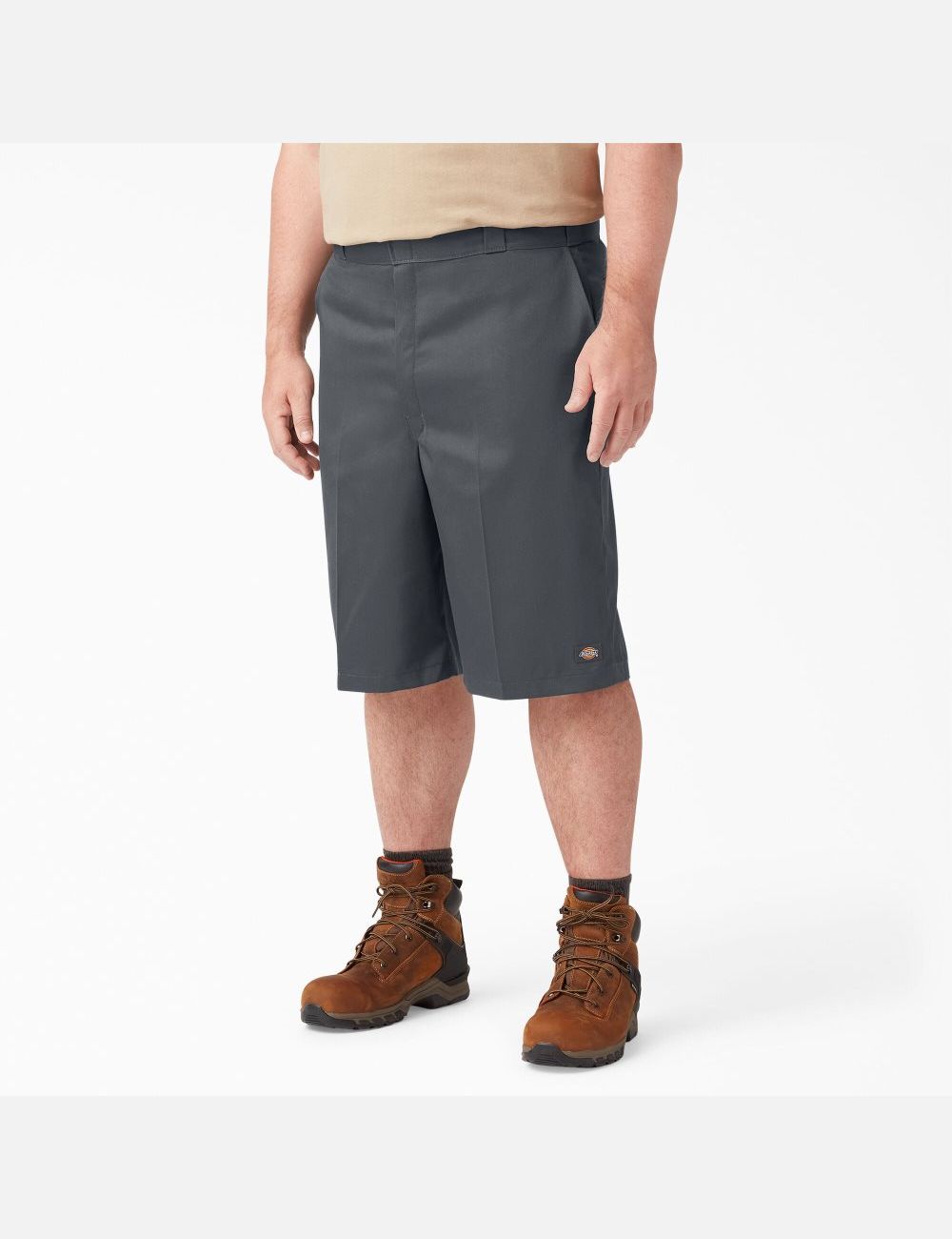 Shorts Dickies Loose Fit Plates Front Grise | 081KYDJCP