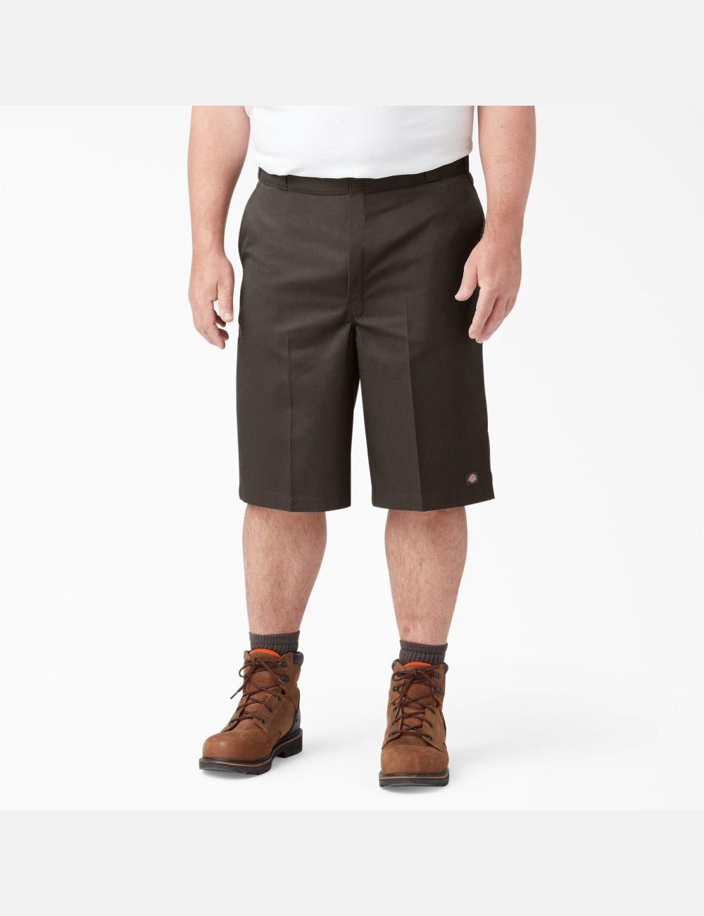 Shorts Dickies Loose Fit Plates Front Marron Foncé | 701EKHDNZ