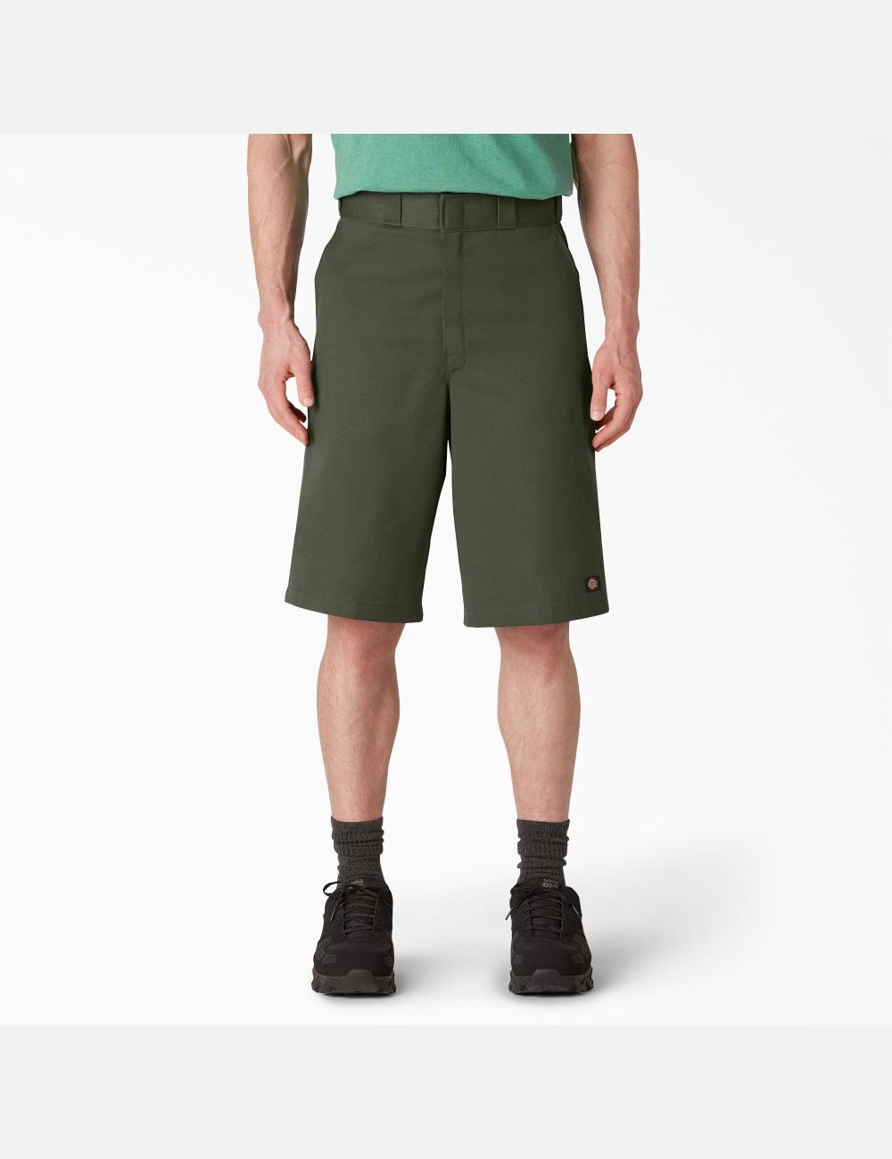 Shorts Dickies Loose Fit Plates Front Vert Olive Vert | 562AGHRMV