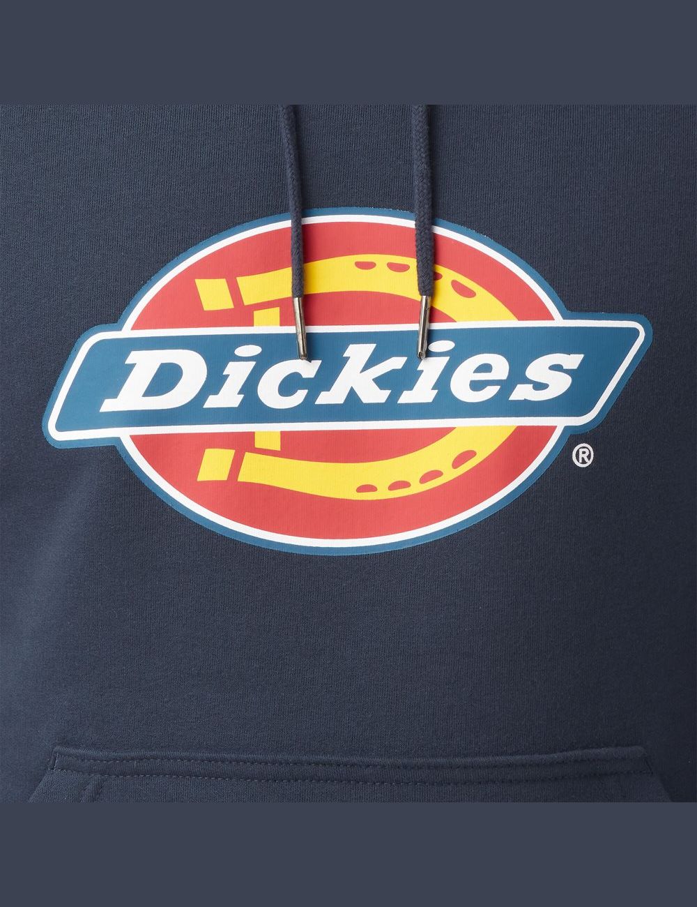 Sweat À Capuche Dickies D'eau Repellent Tri-Color Logo Bleu Marine | 591BWRYDU