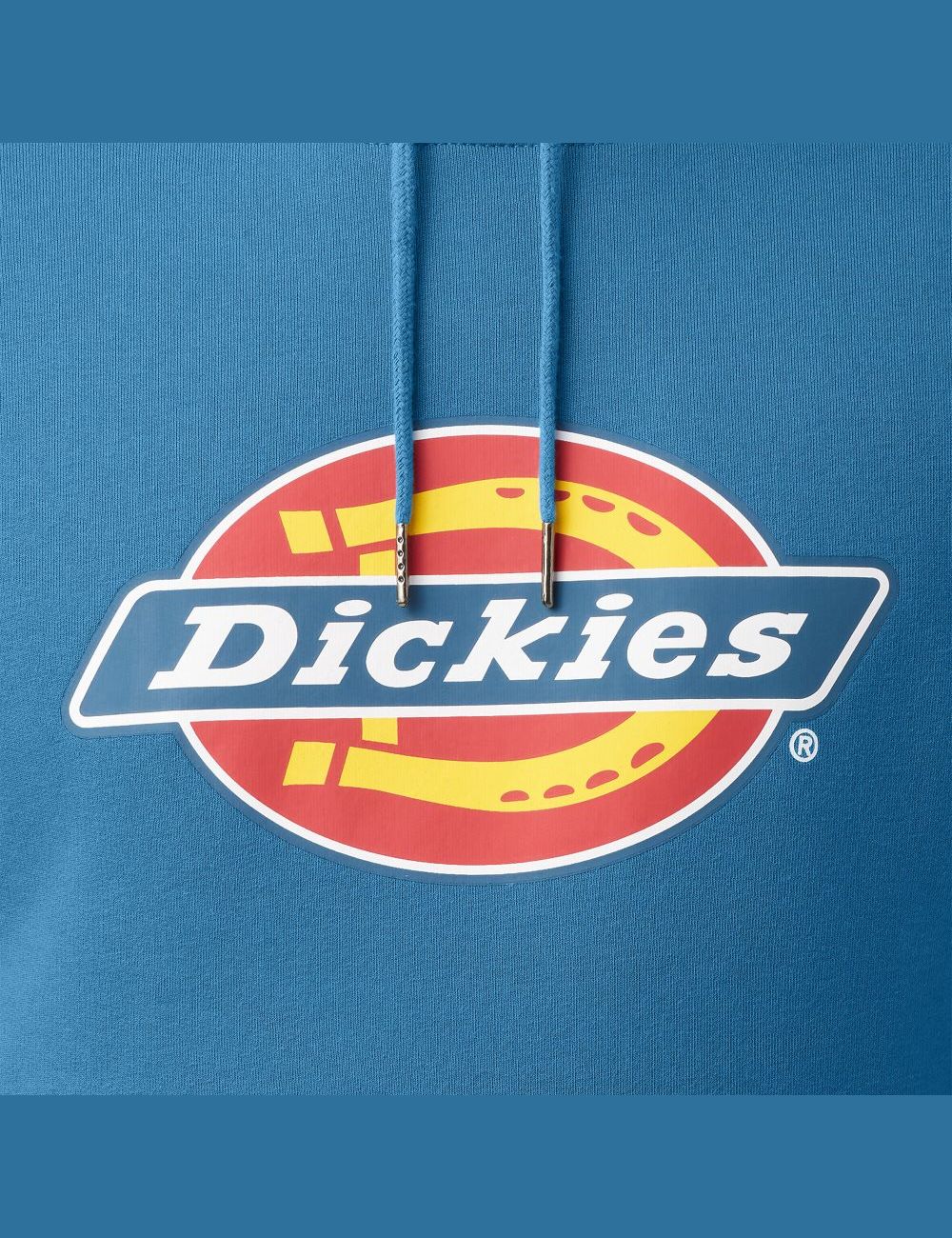 Sweat À Capuche Dickies D'eau Repellent Tri-Color Logo Bleu | 905SWZHRV