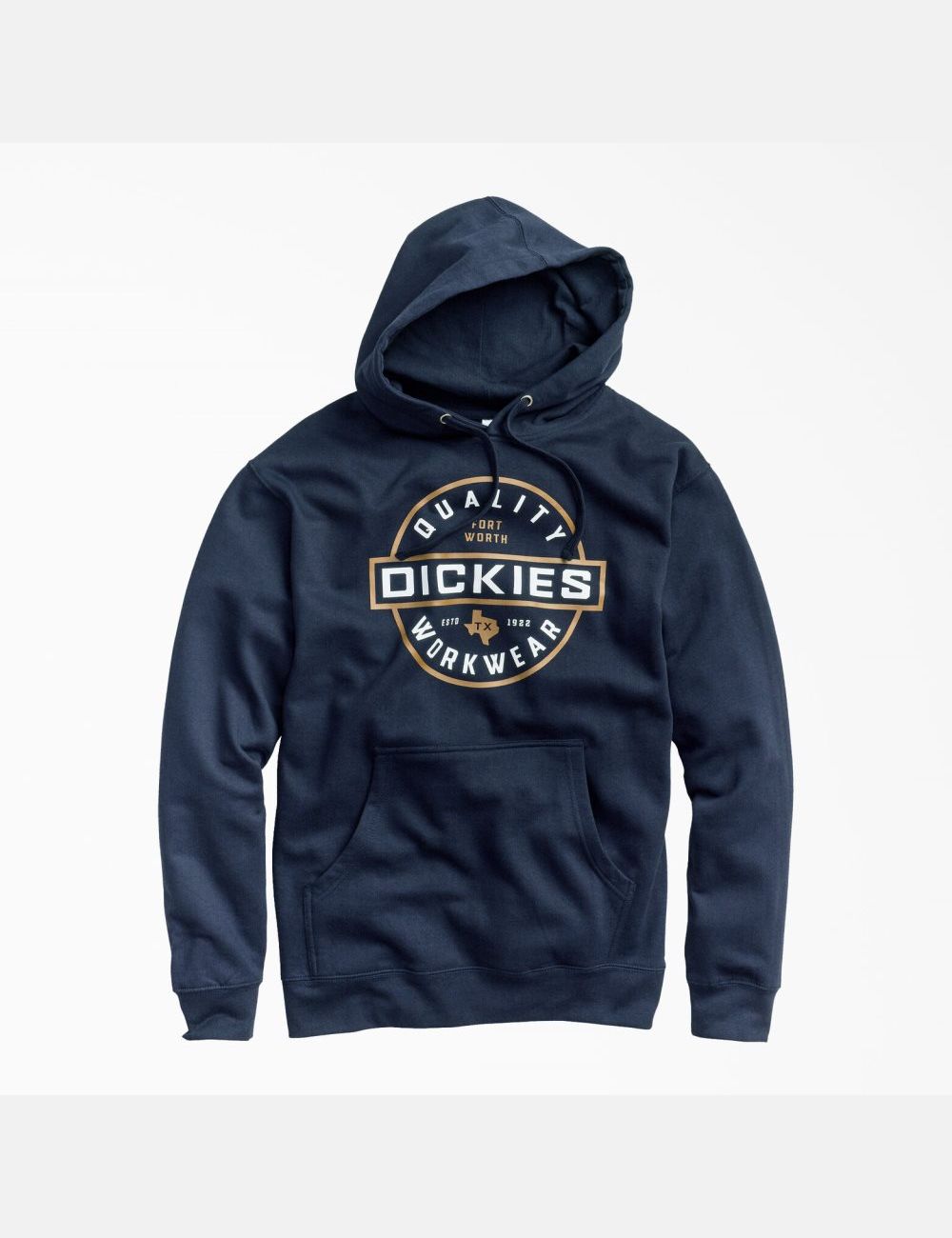 Sweat À Capuche Dickies Fleece Quality Workwear Graphique Bleu Marine | 420UGEWVD