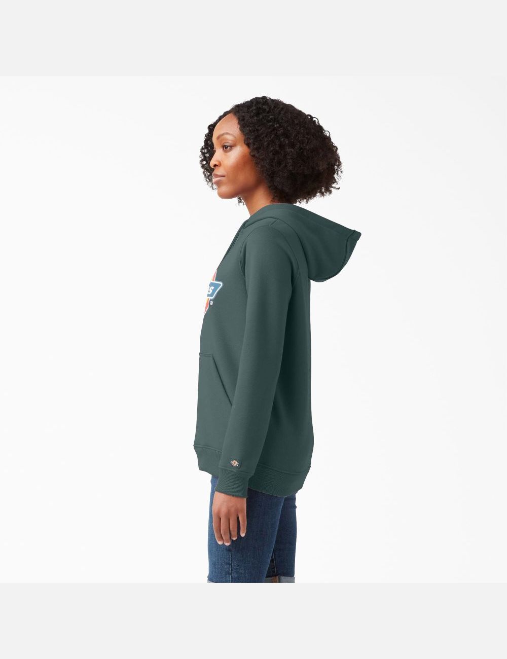 Sweat À Capuche Dickies Heavyweight Logo Vert | 210THIPKX