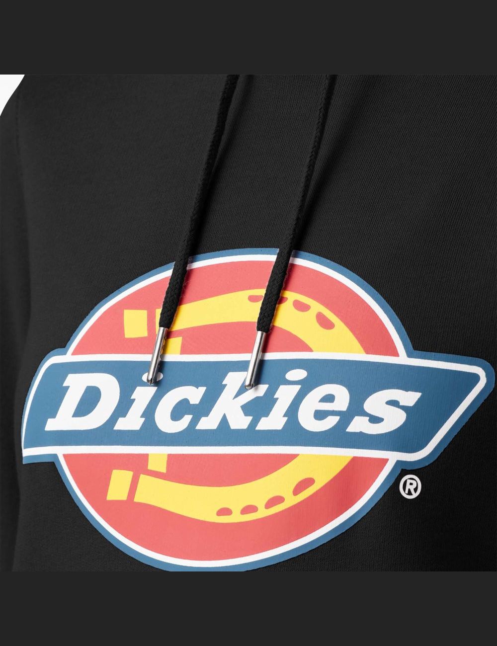 Sweat À Capuche Dickies Heavyweight Logo Noir | 263NMXYSI