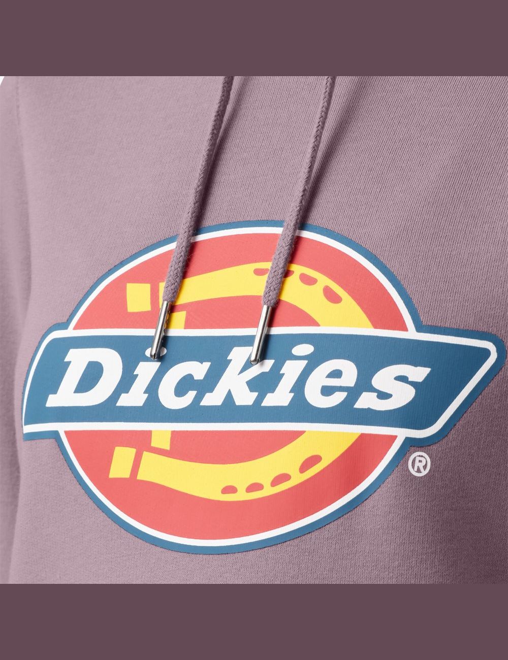 Sweat À Capuche Dickies Heavyweight Logo Violette | 941BOFCAD