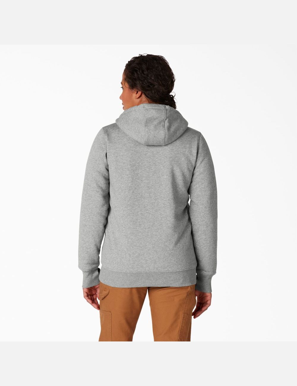 Sweat À Capuche Dickies High Pile Fleece Doublée Grise | 459WTXAOL