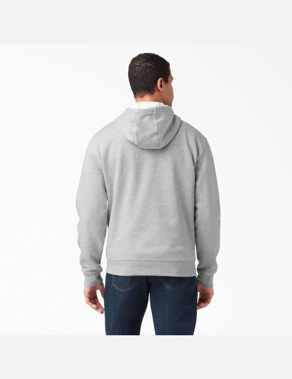 Sweat À Capuche Dickies Midweight Fleece Grise | 810QBDPZA