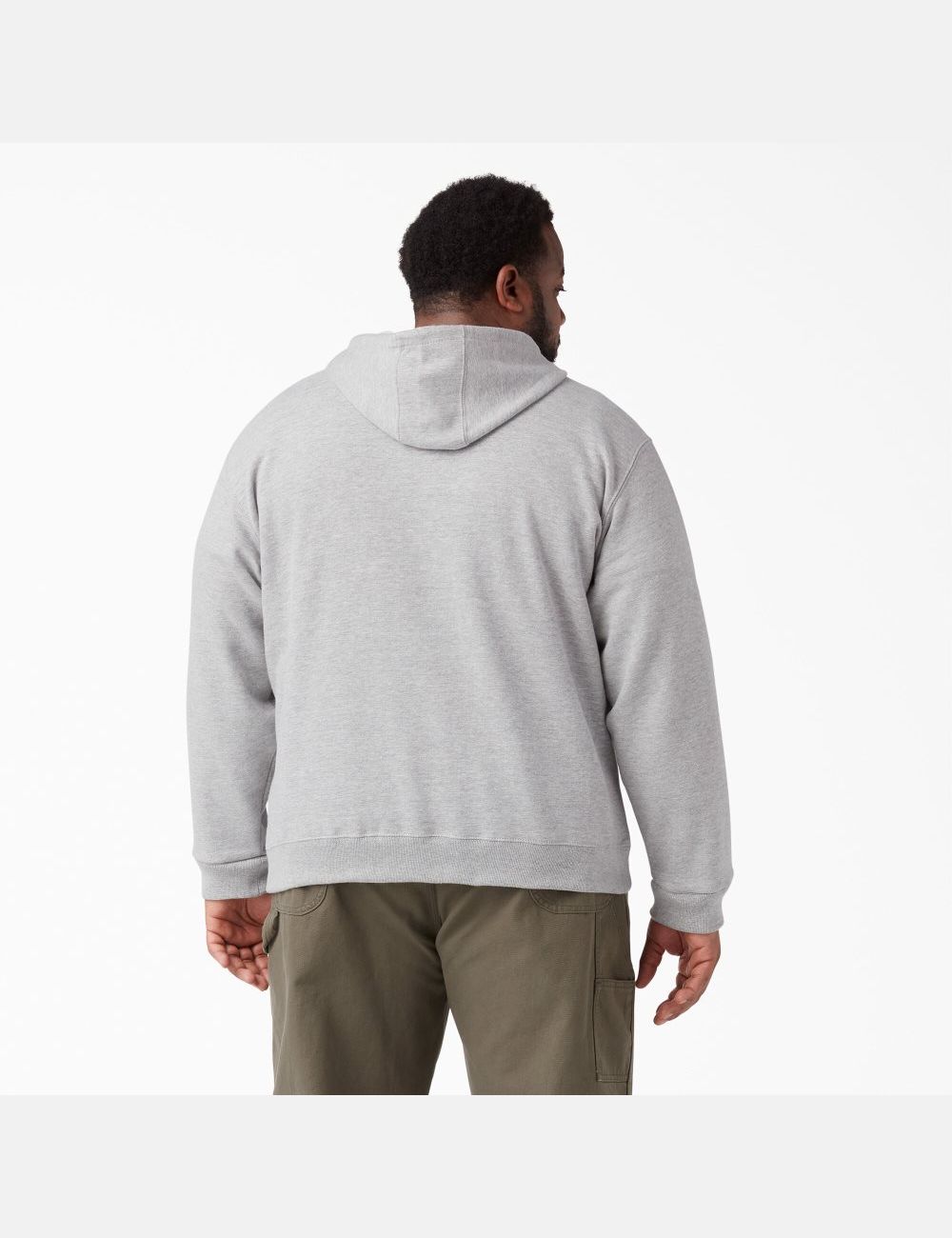 Sweat À Capuche Dickies Midweight Fleece Grise | 810QBDPZA