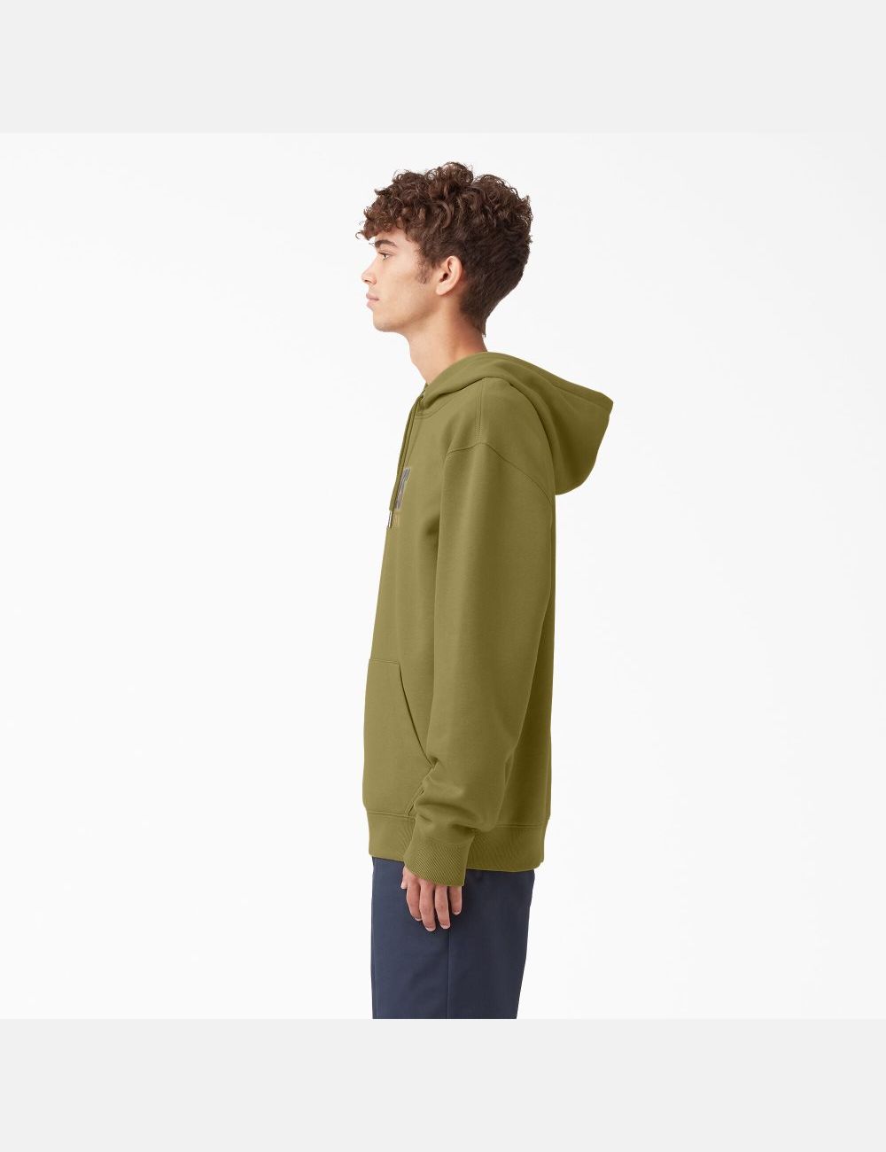 Sweat À Capuche Dickies Skateboarding Relief Fleece Vert | 379MLSFNH