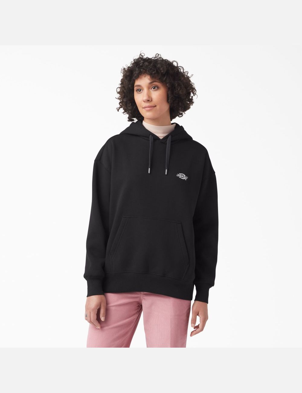 Sweat À Capuche Dickies Summerdale Relaxed Fit Noir | 523UDFEWA