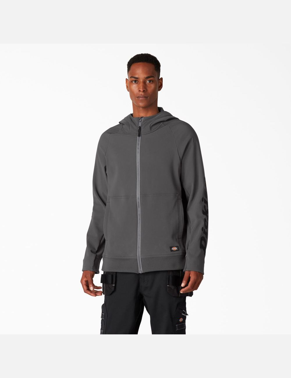 Sweat À Capuche Dickies Ultimate ProTect Zip Grise | 506JYDAGW