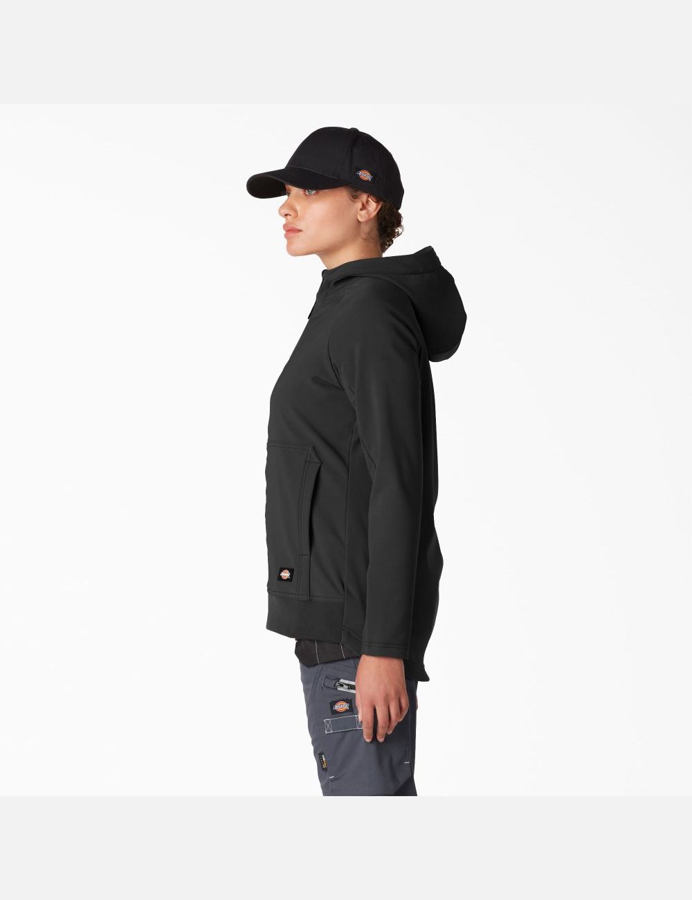 Sweat À Capuche Dickies Ultimate ProTect Zip Noir | 863PGXOQI