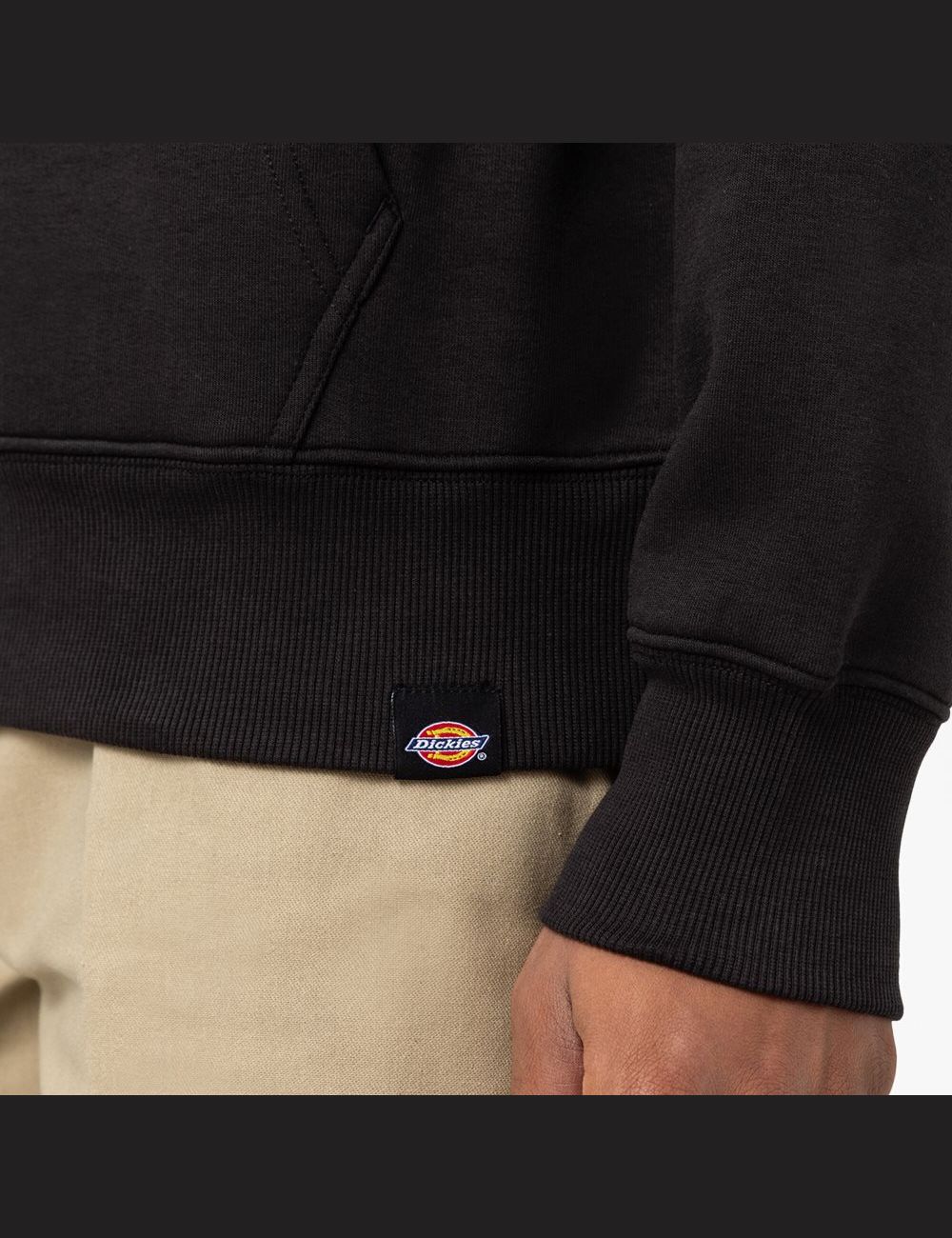 Sweat À Capuche Dickies Union Springs Logo Noir | 234SXADOB