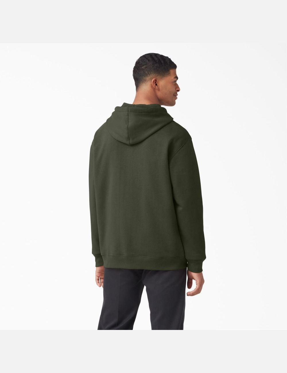 Sweat À Capuche Dickies Uniontown Vert Olive Vert | 361PFZEIH