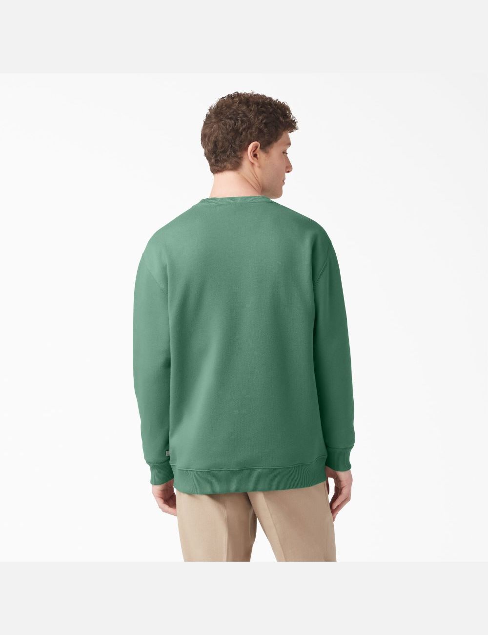 Sweatshirt Dickies Fleece Embroidered Chest Logo Vert Foncé | 319LATKWY