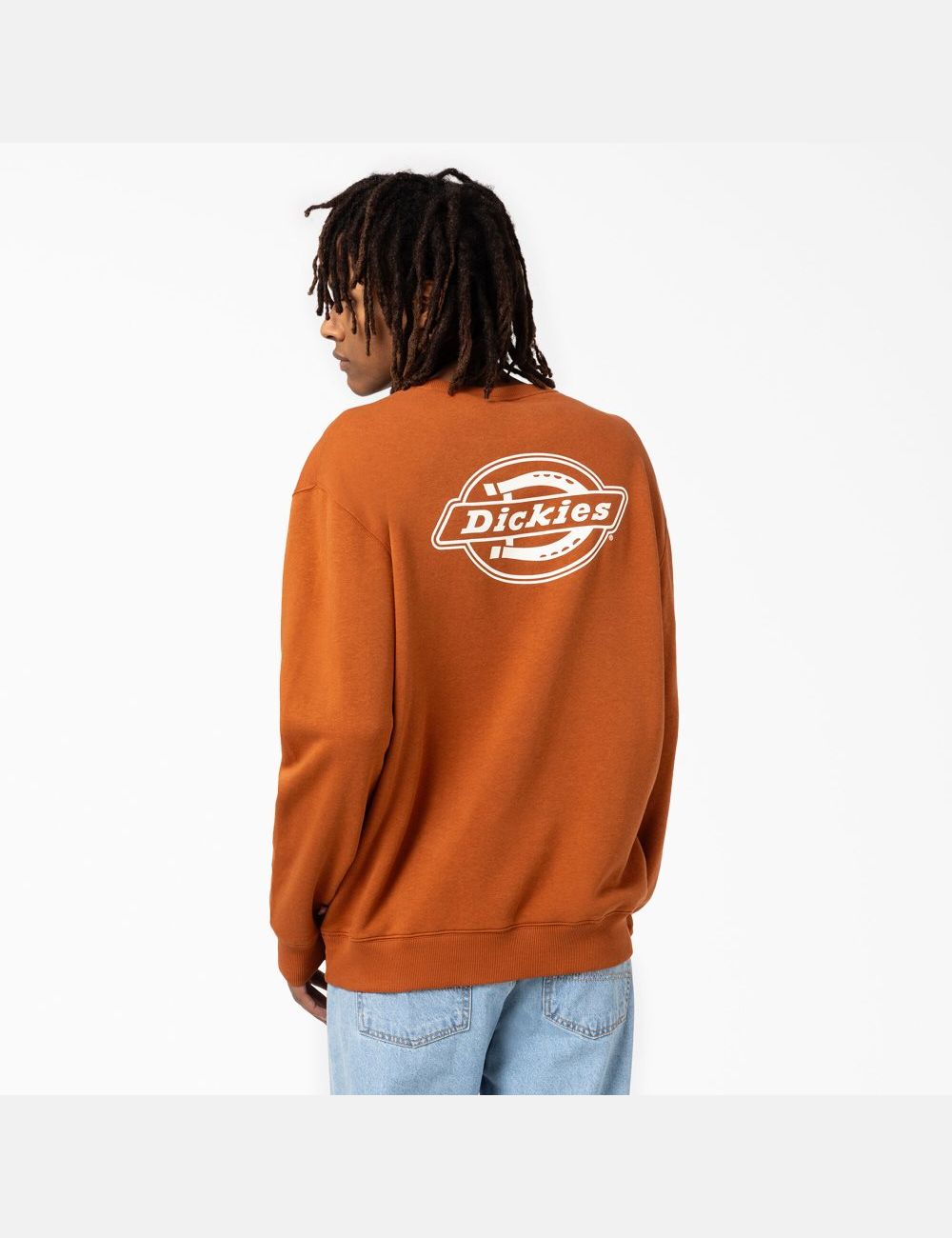 Sweatshirt Dickies Holtville Marron | 829EGMNDB