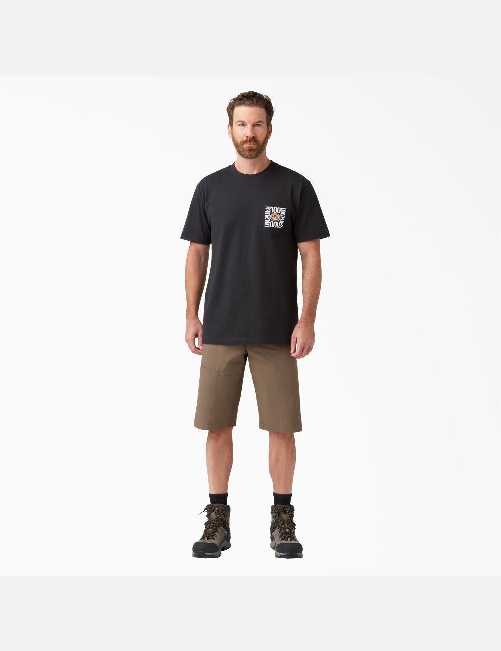 T Shirts Dickies 100 Year Anniversary Noir | 598EFTQNA