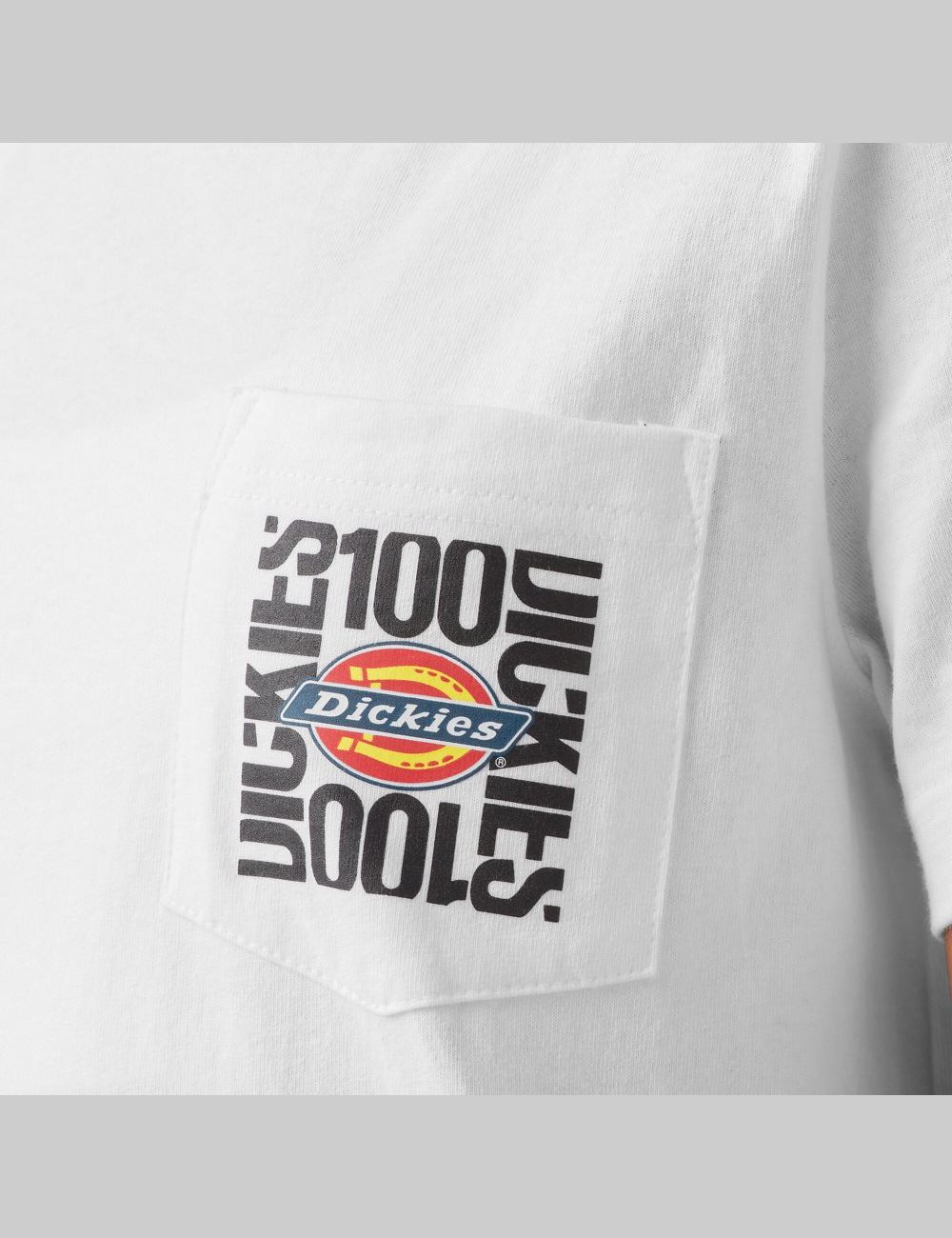 T Shirts Dickies 100 Year Graphique Blanche | 839MCOAJR