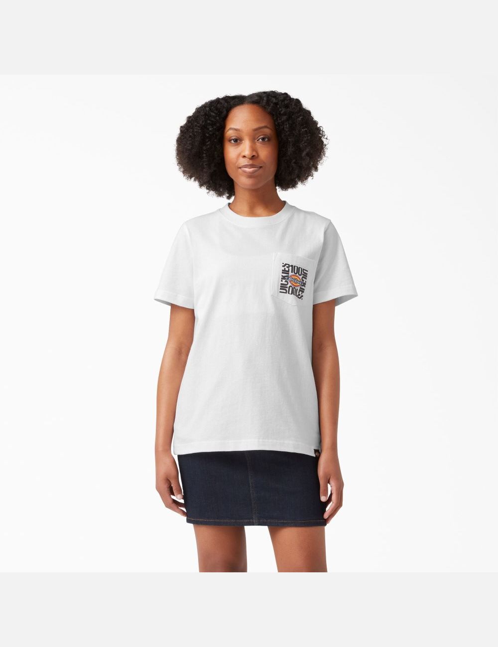 T Shirts Dickies 100 Year Graphique Blanche | 839MCOAJR