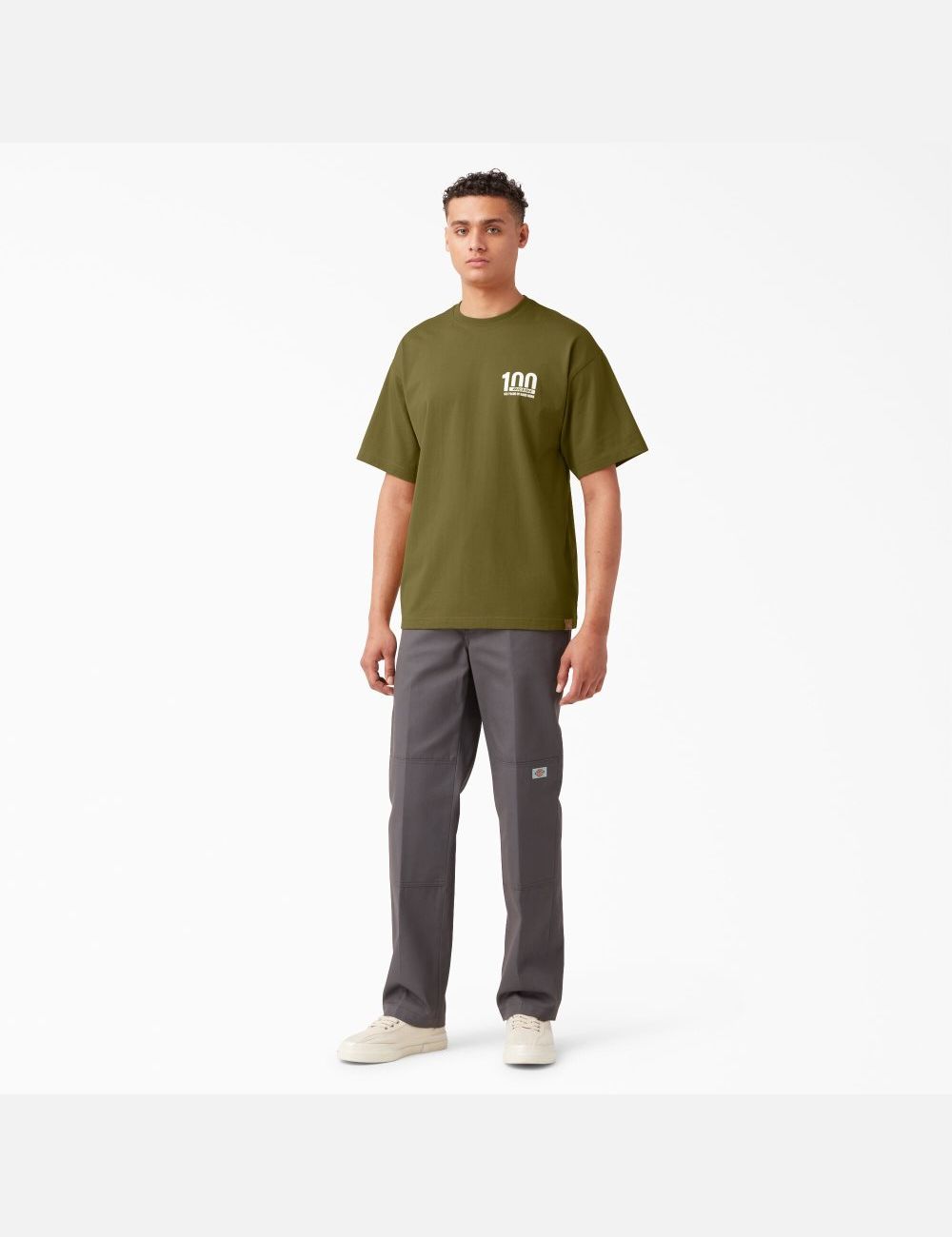 T Shirts Dickies 100 Year Milestone Graphique Vert | 192EDFQRM