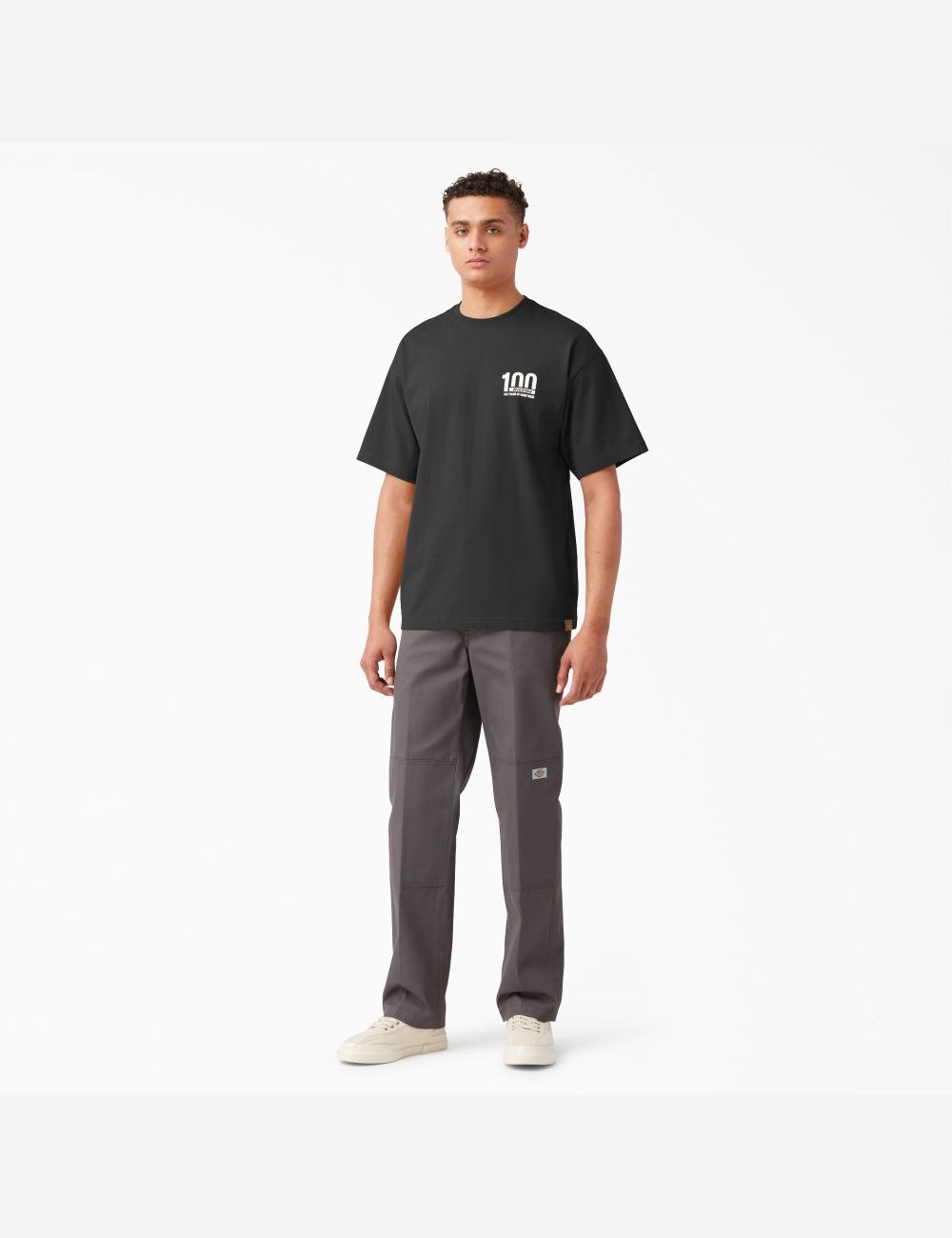 T Shirts Dickies 100 Year Milestone Graphique Noir | 695DQSJIL