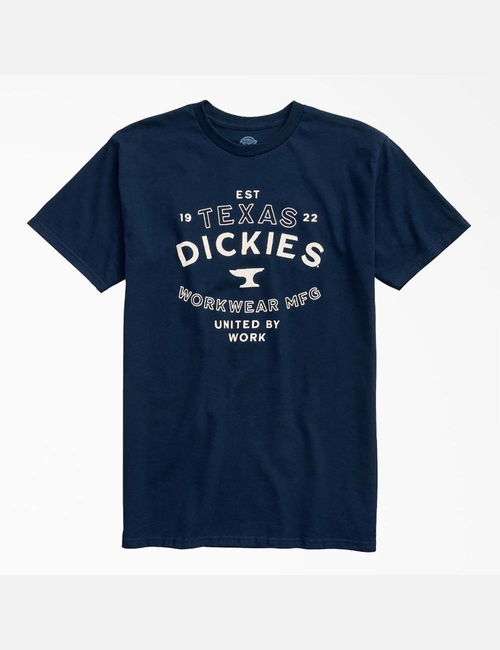 T Shirts Dickies Anvil Graphique Bleu Marine Bleu | 847EWSNXZ