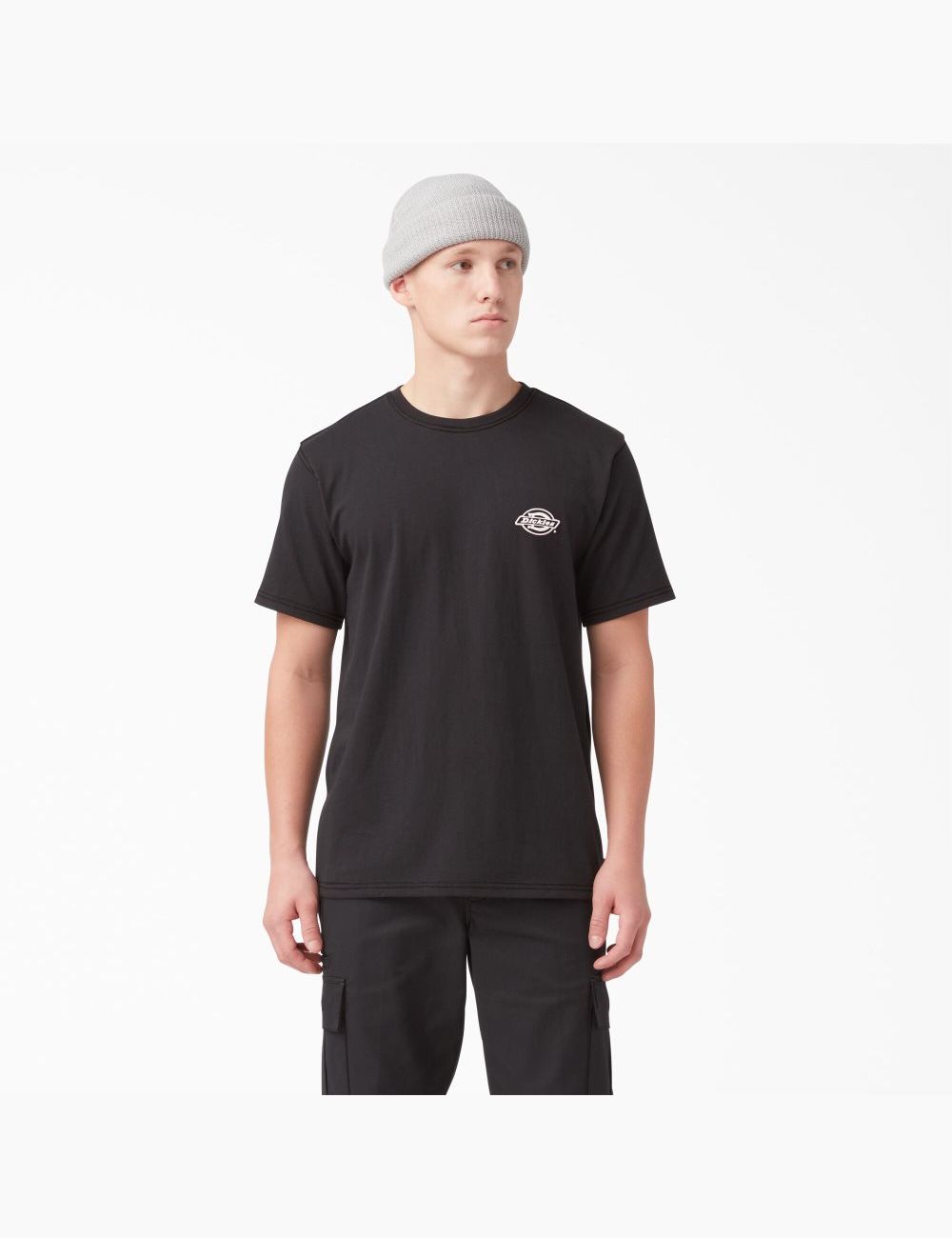 T Shirts Dickies Back Logo Graphique Noir | 640TMUDWP