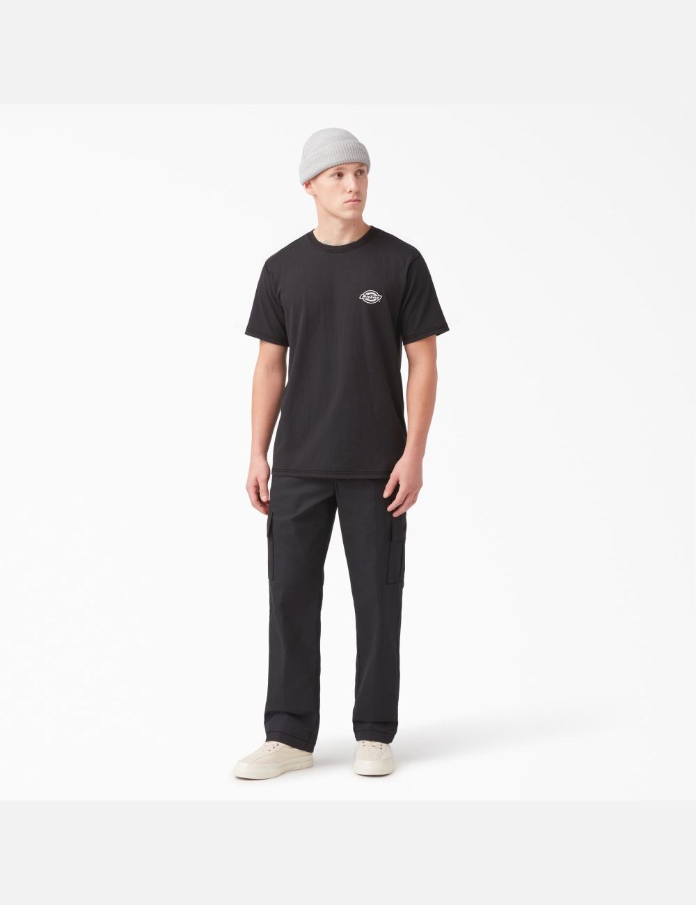 T Shirts Dickies Back Logo Graphique Noir | 640TMUDWP