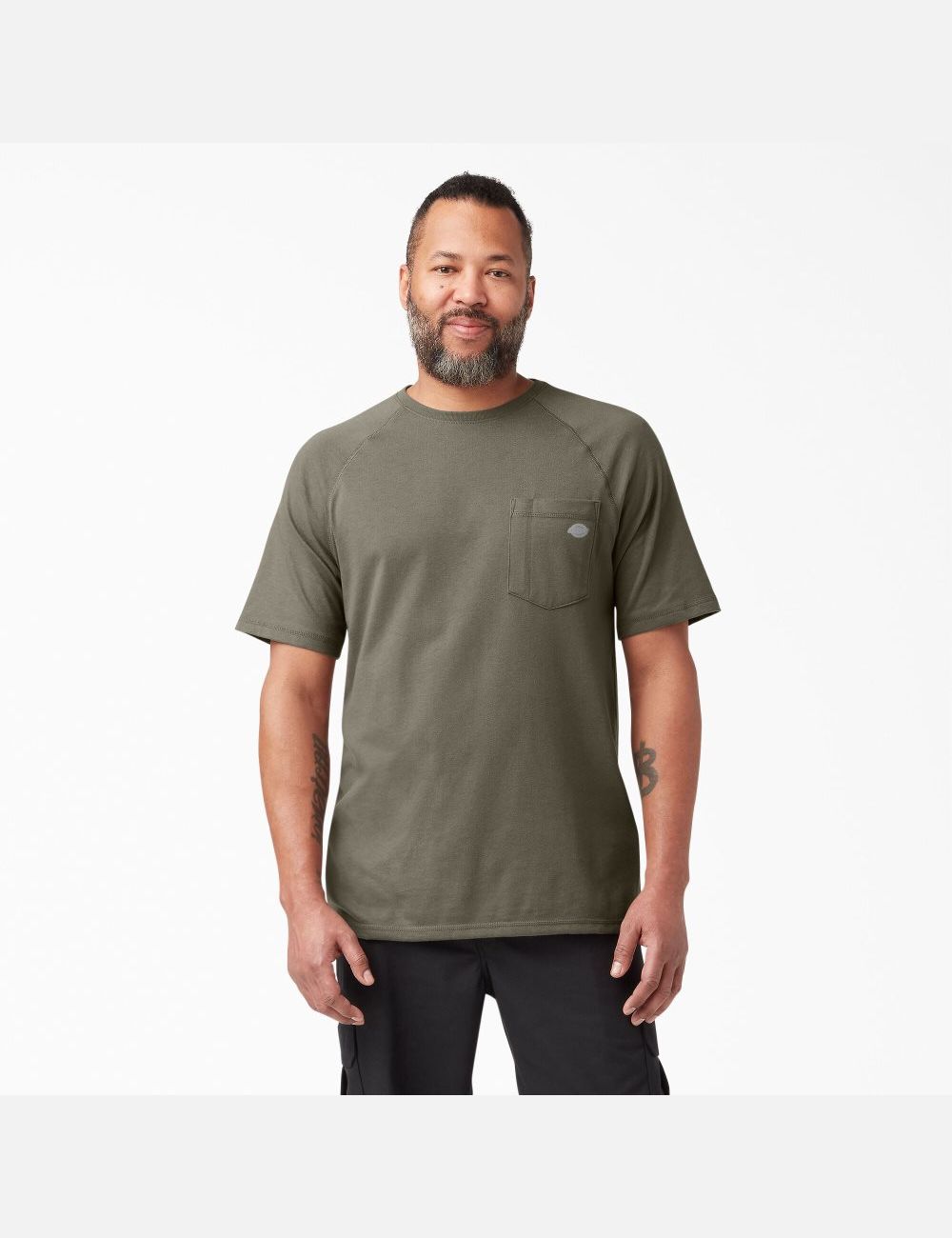 T Shirts Dickies Cooling Corta Sleeve Marron Clair | 234FAIMHG