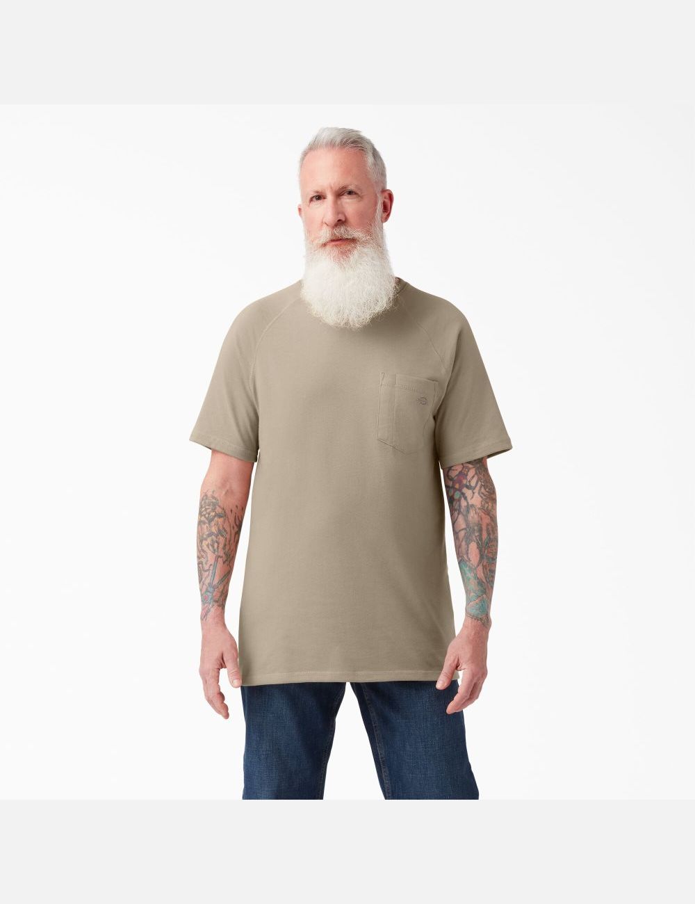 T Shirts Dickies Cooling Corta Sleeve Marron | 415CGZSLB