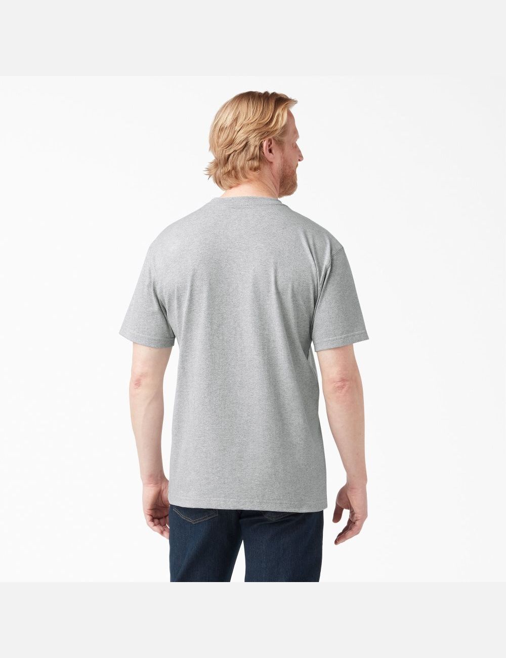 T Shirts Dickies Corta Sleeve Heavyweight Grise | 384WCXERY