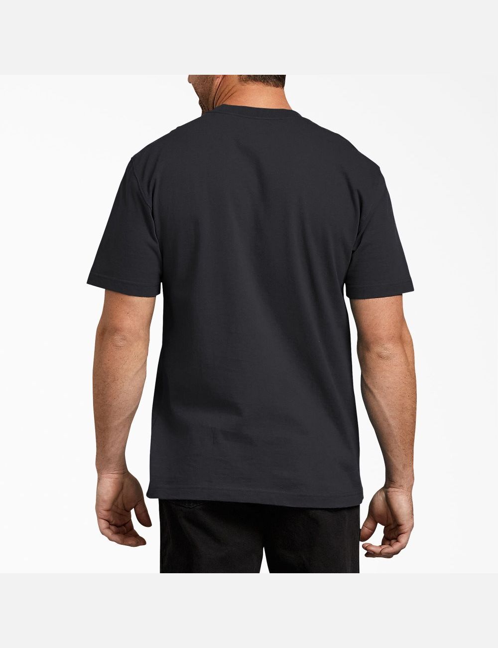 T Shirts Dickies Corta Sleeve Heavyweight Crew Neck Noir | 476IWHDLE